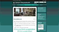 Desktop Screenshot of golyofenymasolo.hu