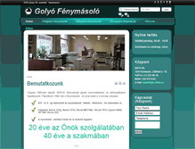 Tablet Screenshot of golyofenymasolo.hu